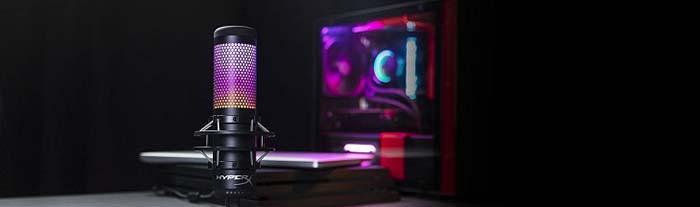 TNC Store Microphone HyperX QuadCast S RGB White